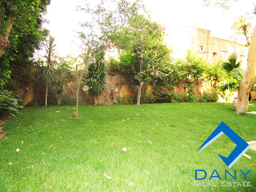 Residential Ground Floor Apartment For Rent Semi Furnished in Maadi Sarayat Great Cairo Egypt